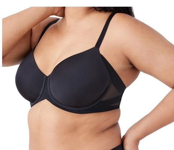 Wacoal 853281 Net Effect Underwire T-Shirt Bra Black Size 34C
