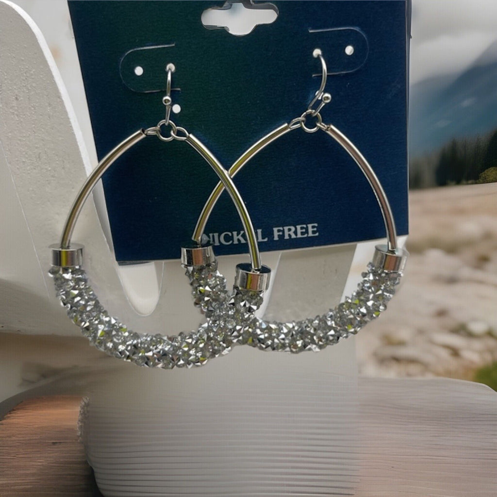 Sensitive Ears Tear Drop Earrings Nickel Free 