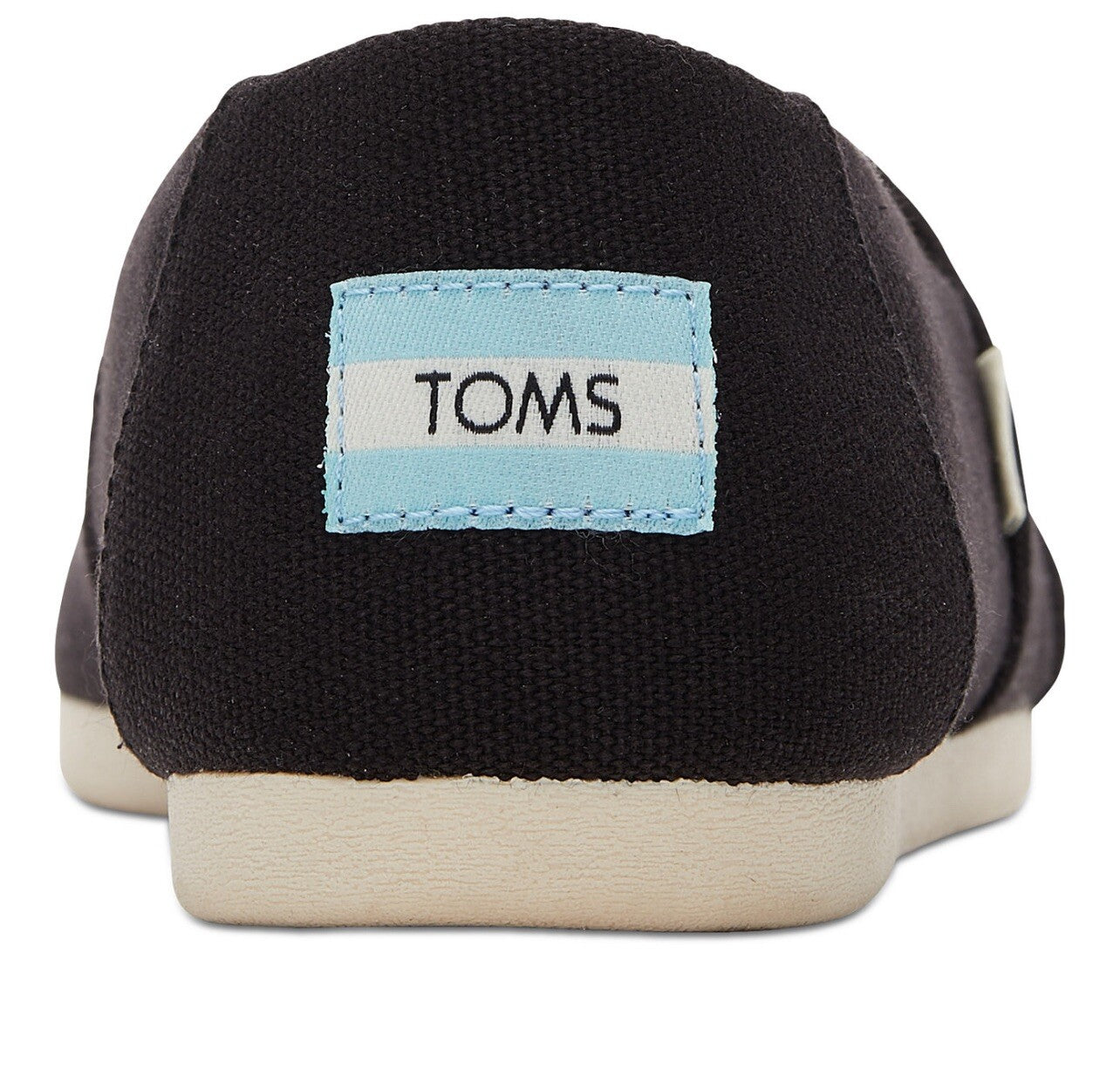 Women's Toms Alpargata Black/Black Recycled Cotton Canvas  100% Original Brand