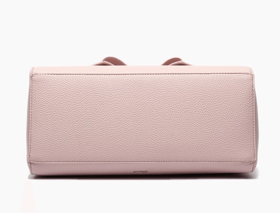 Like Dreams Park Bowtie Satchel Bag Blush Color