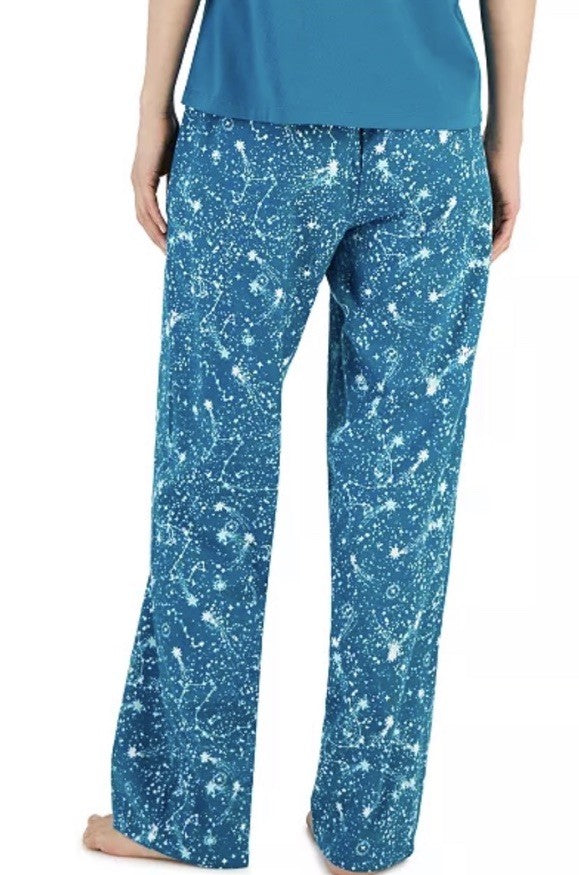 Jenni Women's Cotton Printed Drawstring Pajama Pants Disty Shooting XXL