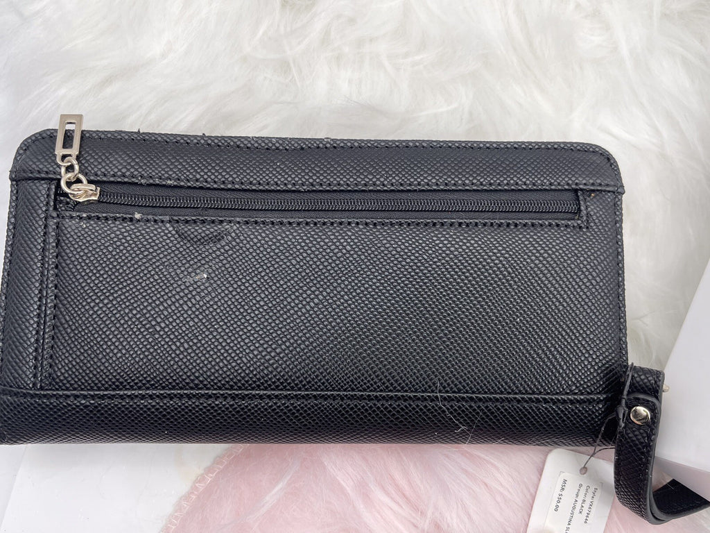 guess large wallet women In Black 