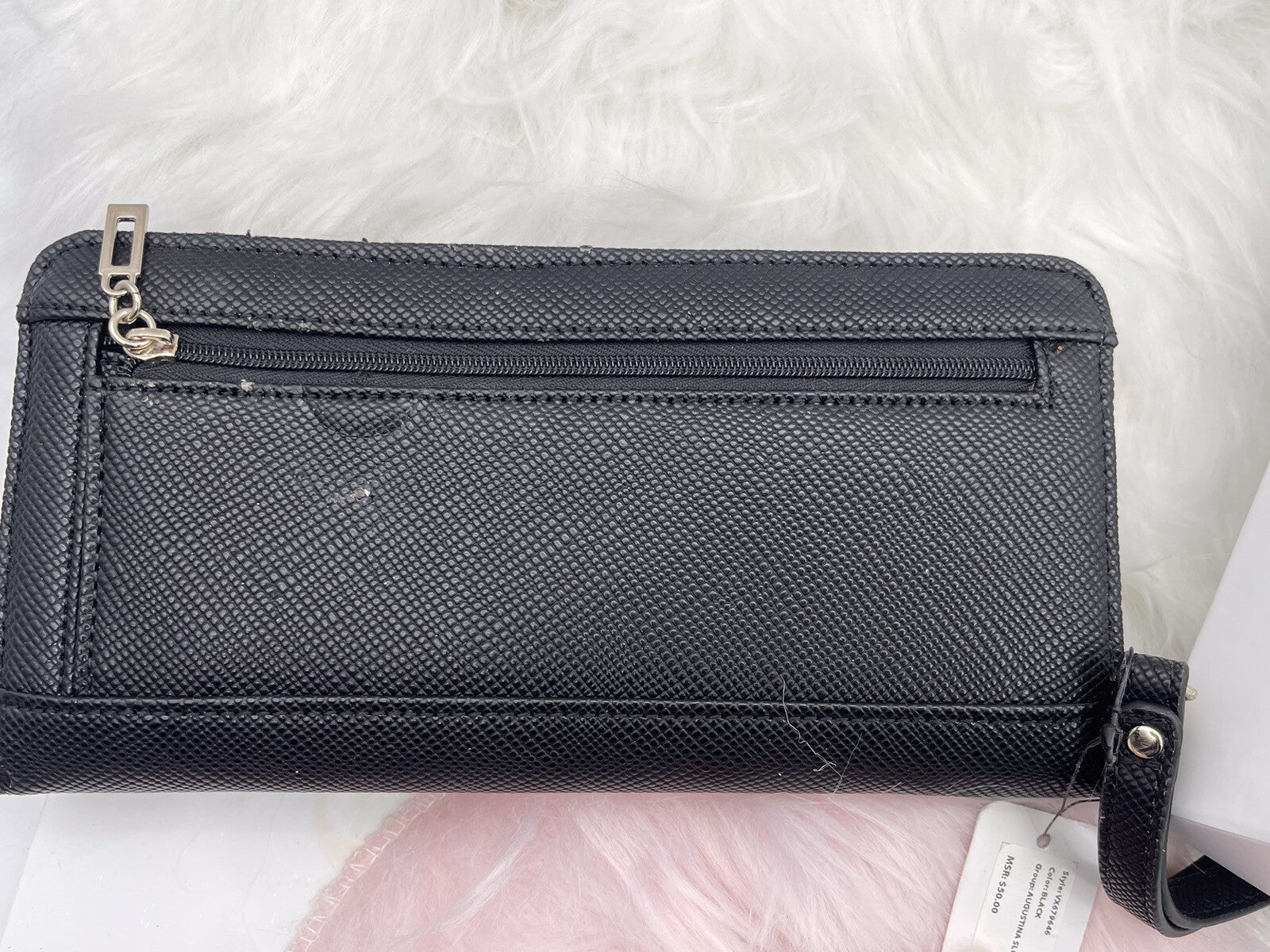 guess large wallet women In Black 