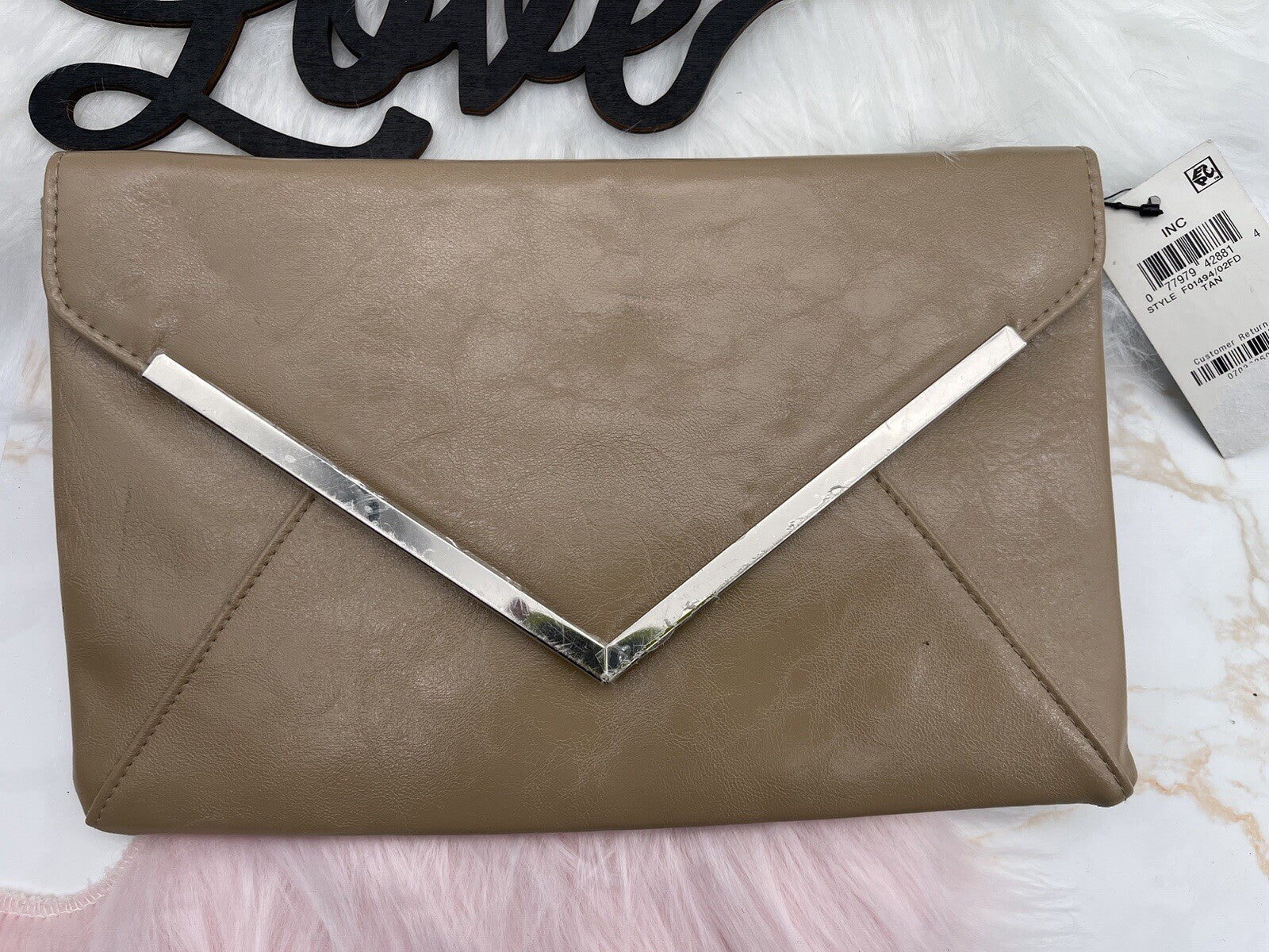 inc international concepts tan bag
