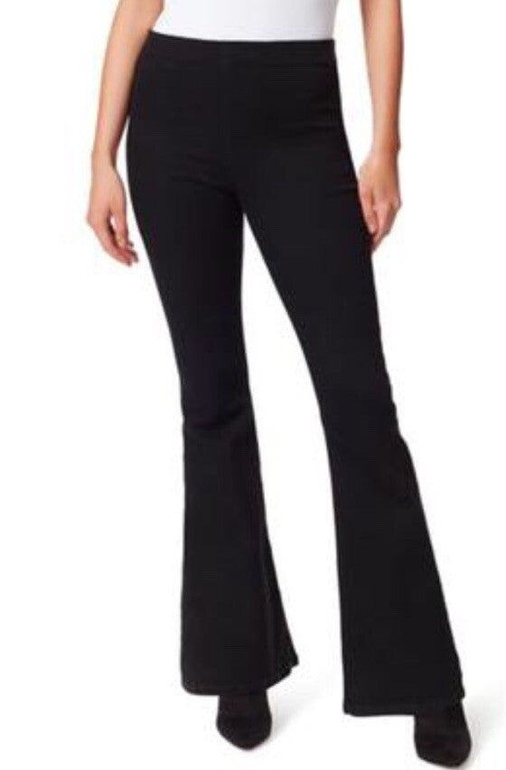 Jessica Simpson Women's Black Pull On Flare Jeans Pants Size 30