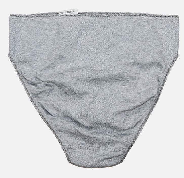 Charter Club Everyday Cotton High-Cut Brief Underwear, Heather Storm, X-LARGE