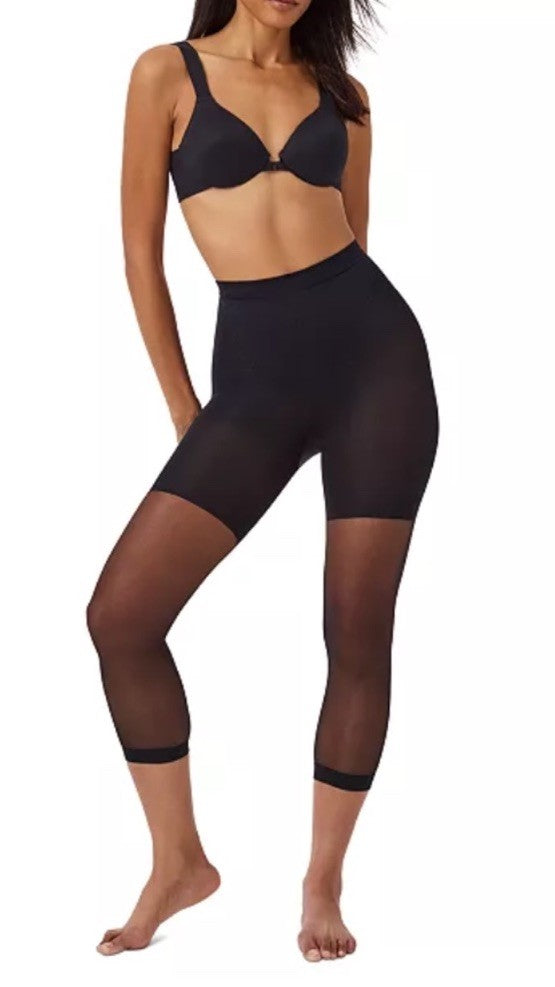 NWT SPANX original footless pantyhose shaper capri size G Black