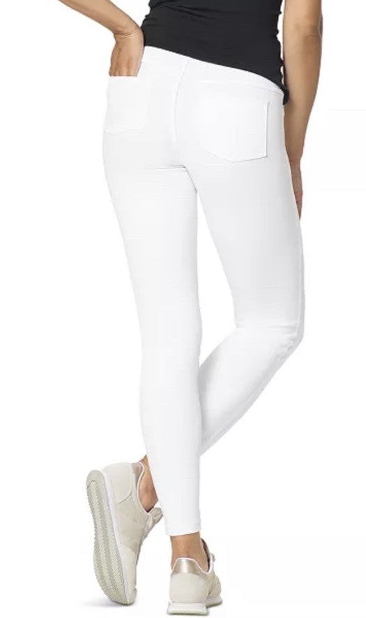 Hue Classic Stretch Denim Leggings U23366F, White XL (16-18) MSRP