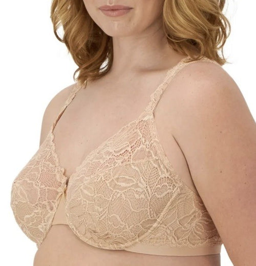 Bali Women's Lace Desire 2-Ply Underwire Comfort Bra Champagne Nude5 36C