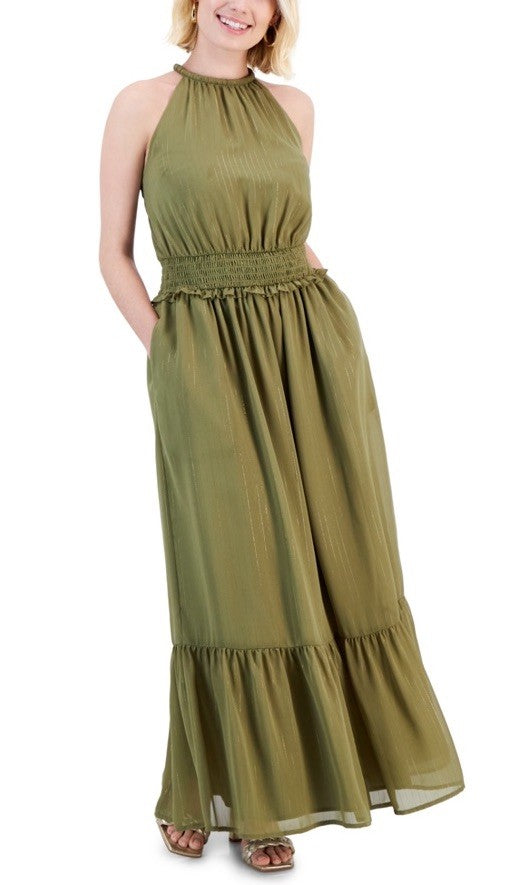 I.N.C. International Concepts Petite Maxi Dress XL Hazy Sage 