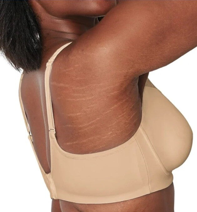 Playtex 18 Hour Bounce Control Convertible Wireless Bra 4699 Taupe Brown 36C