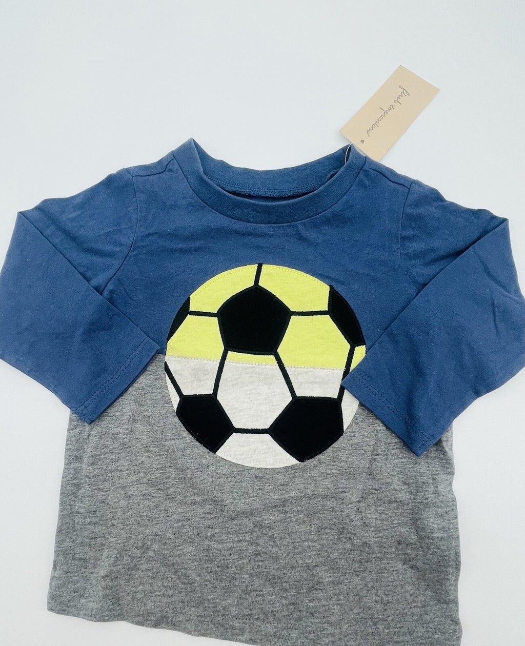First Impressions Toddler Boys Soccer-Print T-Shirt Blue Size 3-6 Months
