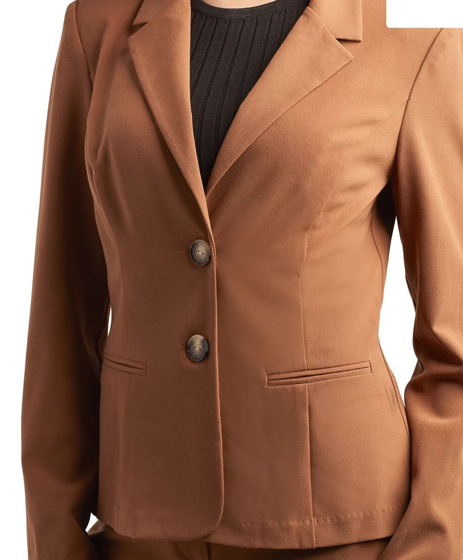 BCX Juniors' Two-Button Blazer Style 4075D28 Mocha XL