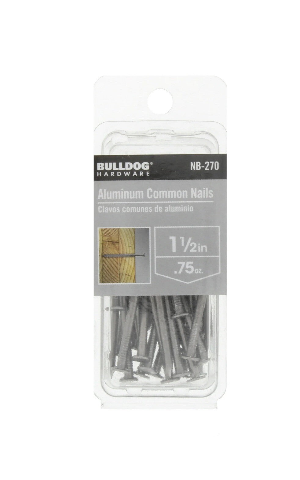 8) Bulldog NB-270 Aluminum Common Nails 1-1/2” 2007369
