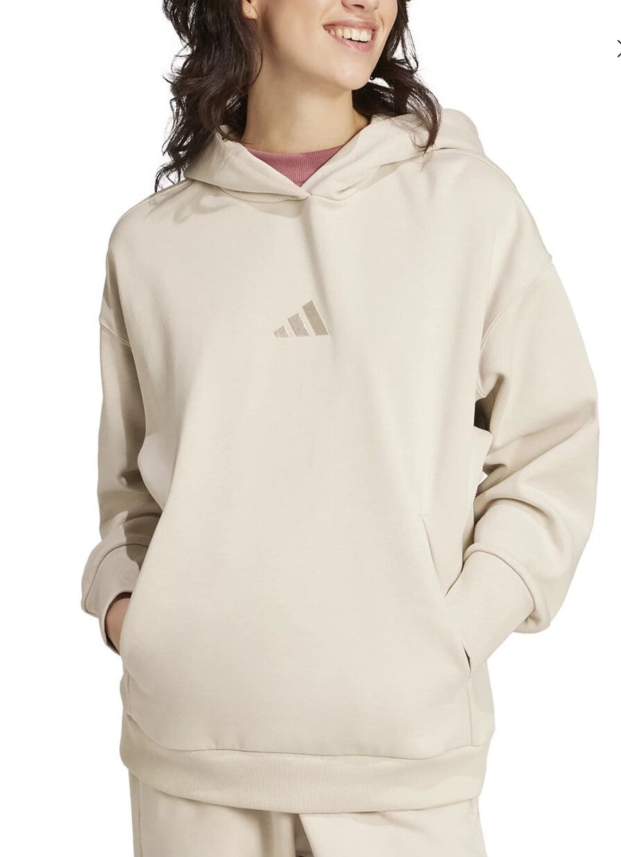 Adidas Women's All Szn Boyfriend Fleece Hoodie, Alumina, M