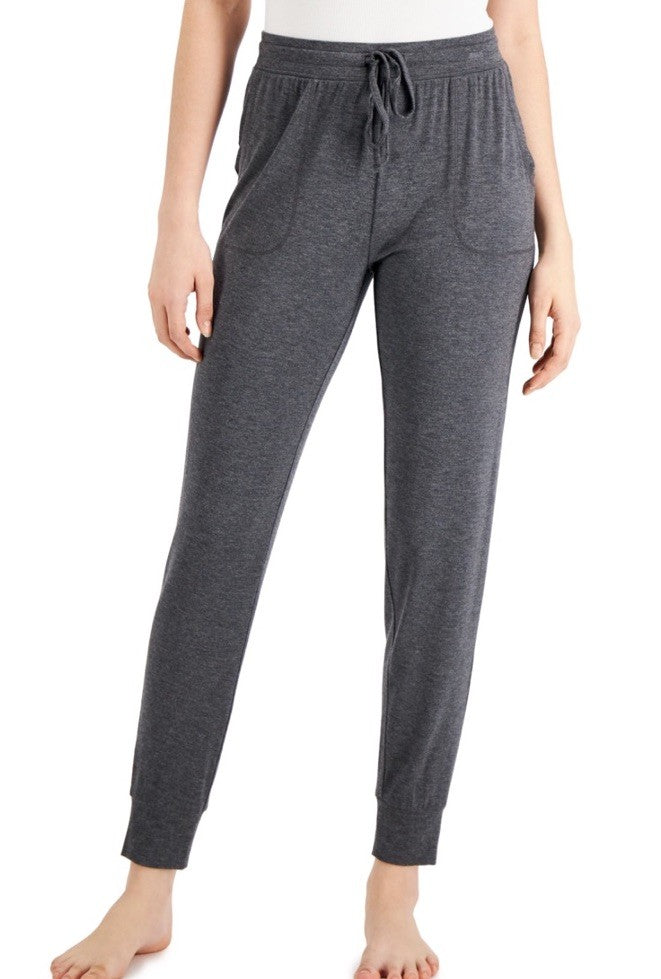 Alfani Heathered Essential Jogger Pants Hy Charcoal Htr XL