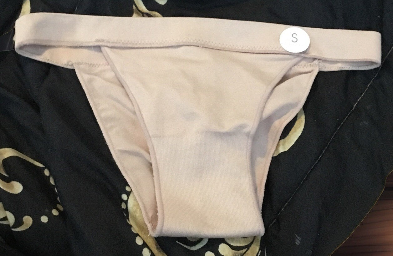 COTTON ON Women's Seamless Tanga Brasiliano Brief Beige Small 