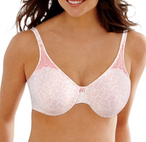 Bali Passion for Comfort Seamless Underwire Minimizer Bra Rose Pink 42DD