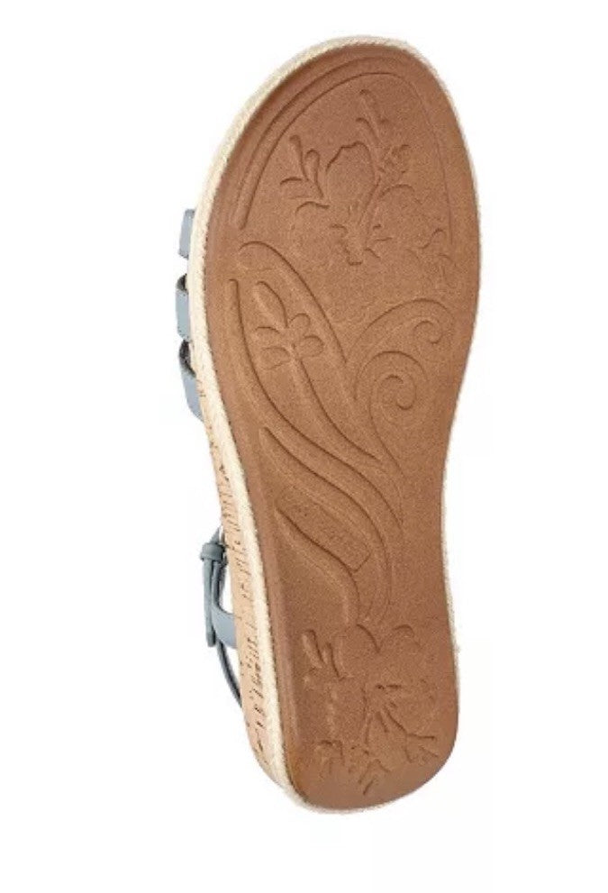 Easy Street Women's Dorinda Wedge Sandals Blue 10M