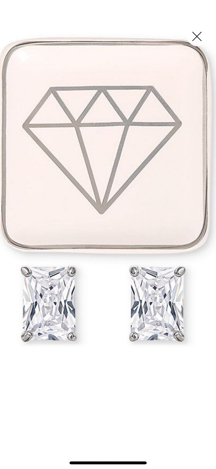 Sterling Silver Cubic Zirconia Earrings From Macys 
