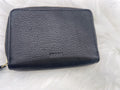 fossil coin pouch leather Black
