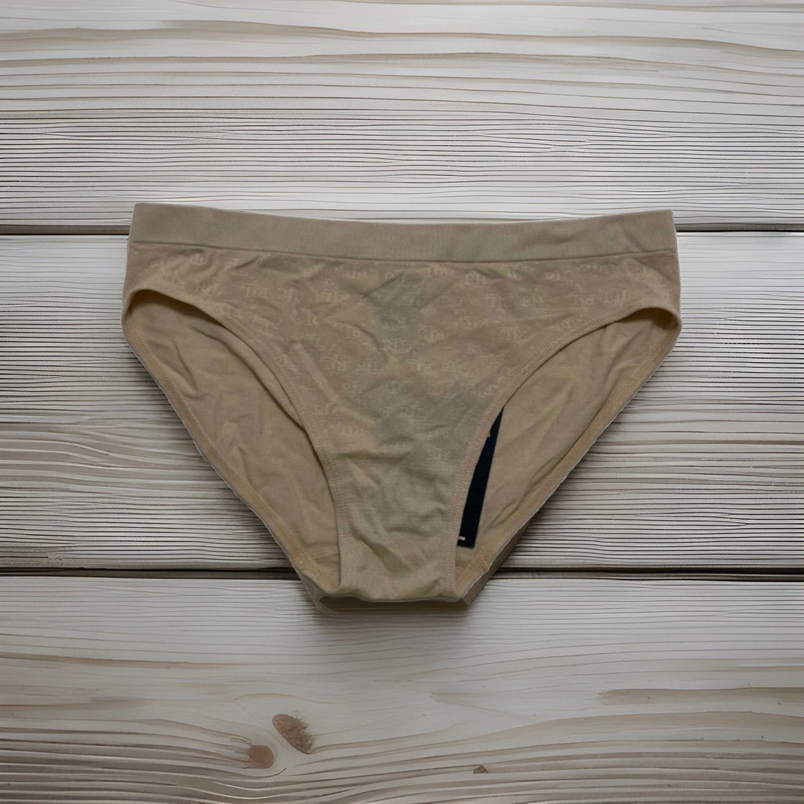 Ralph Lauren LRL Monogram Mesh Bikini Panty Women's Underwear XS