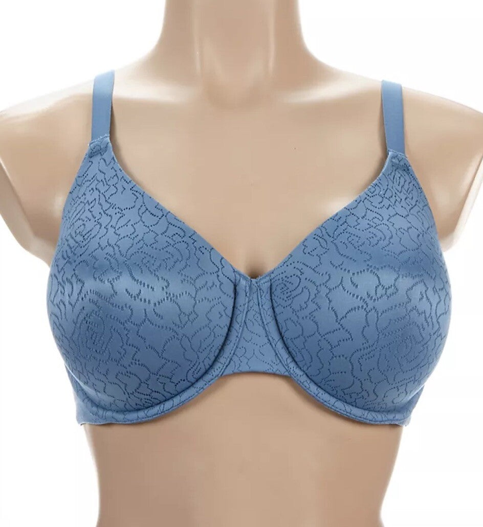 Wacoal 855345 Inside Job Underwire Bra 36G Blue