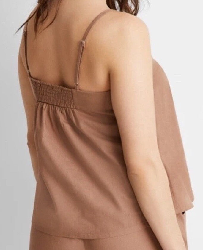 State of Day 1-Piece Linen/Rayon Blend Cami Women's Small