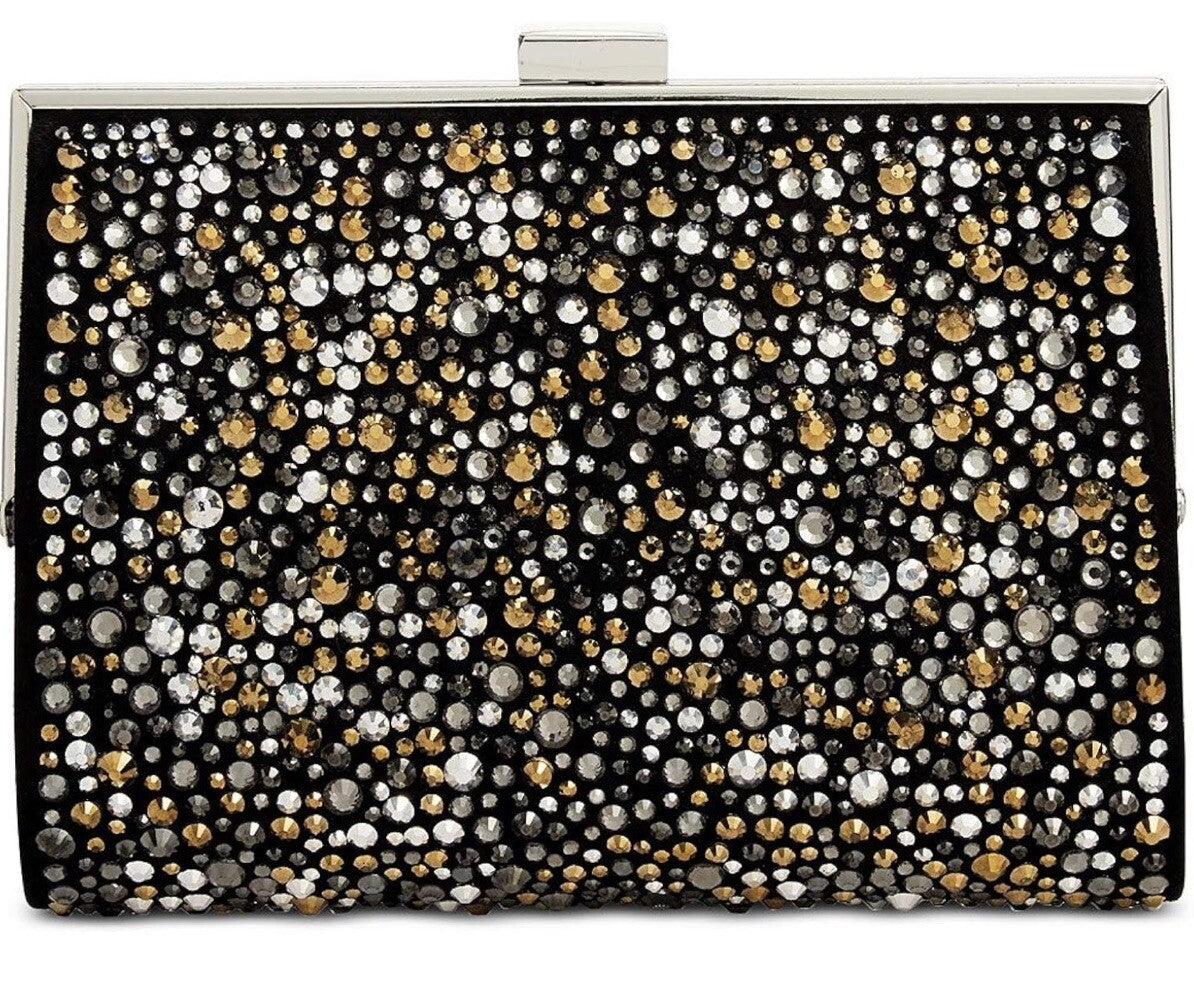 INC International Concepts INC Loryy Embellished Sparkle Clutch