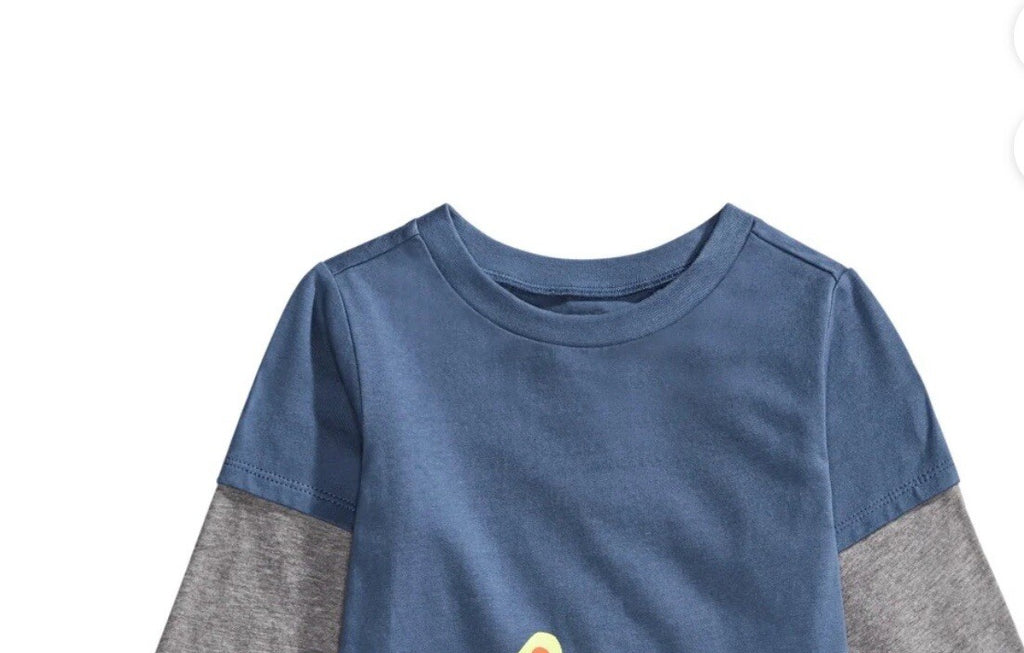 First Impressions Print Layered Look T-Shirt Size 6-9
