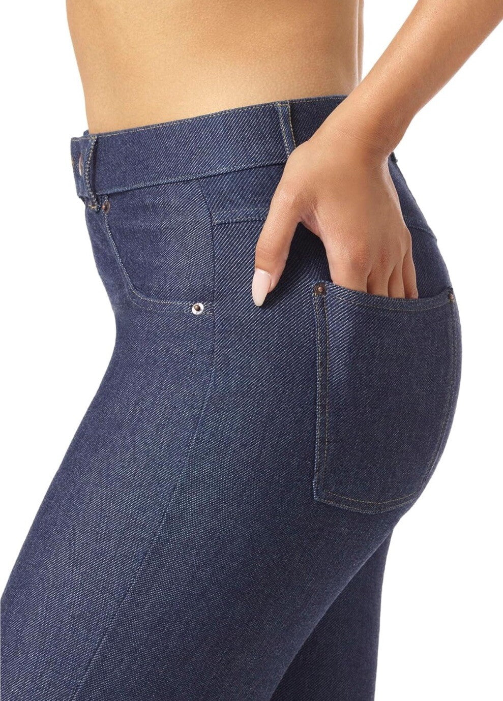 Hue Women’s Cuffed Essential Denim Shorts Deep Indigo Wash 1X U23345
