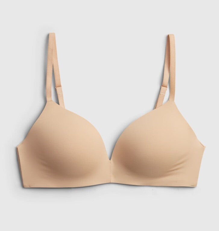 GapBody Everyday Wirefree Bra Brush Beige 32DD