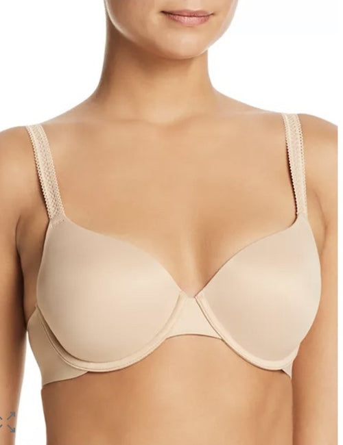 Calvin Klein Women's Liquid Touch Lightly Lined Perfect Coverage Tan 36B