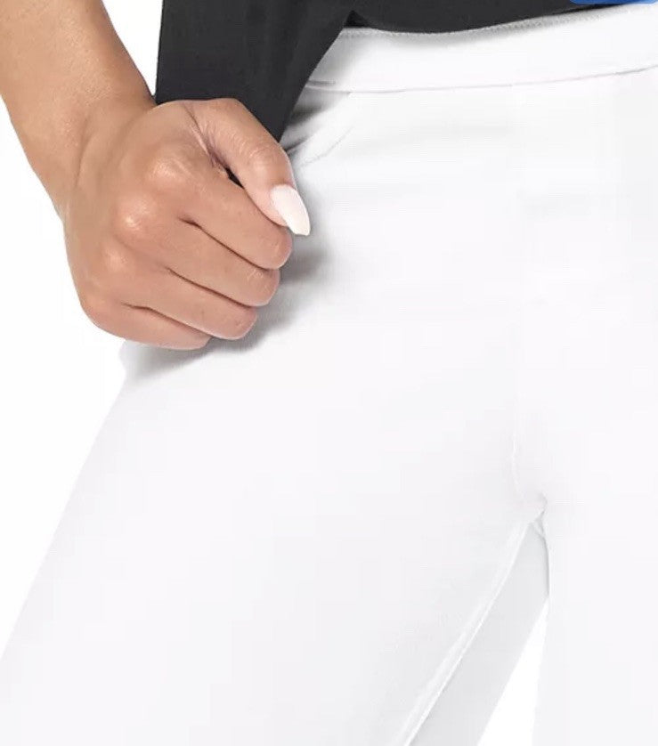 Hue Classic Stretch Denim Leggings U23366F, White XL (16-18) MSRP