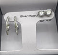 And Now This Silver Plated Women’s Earrings Set