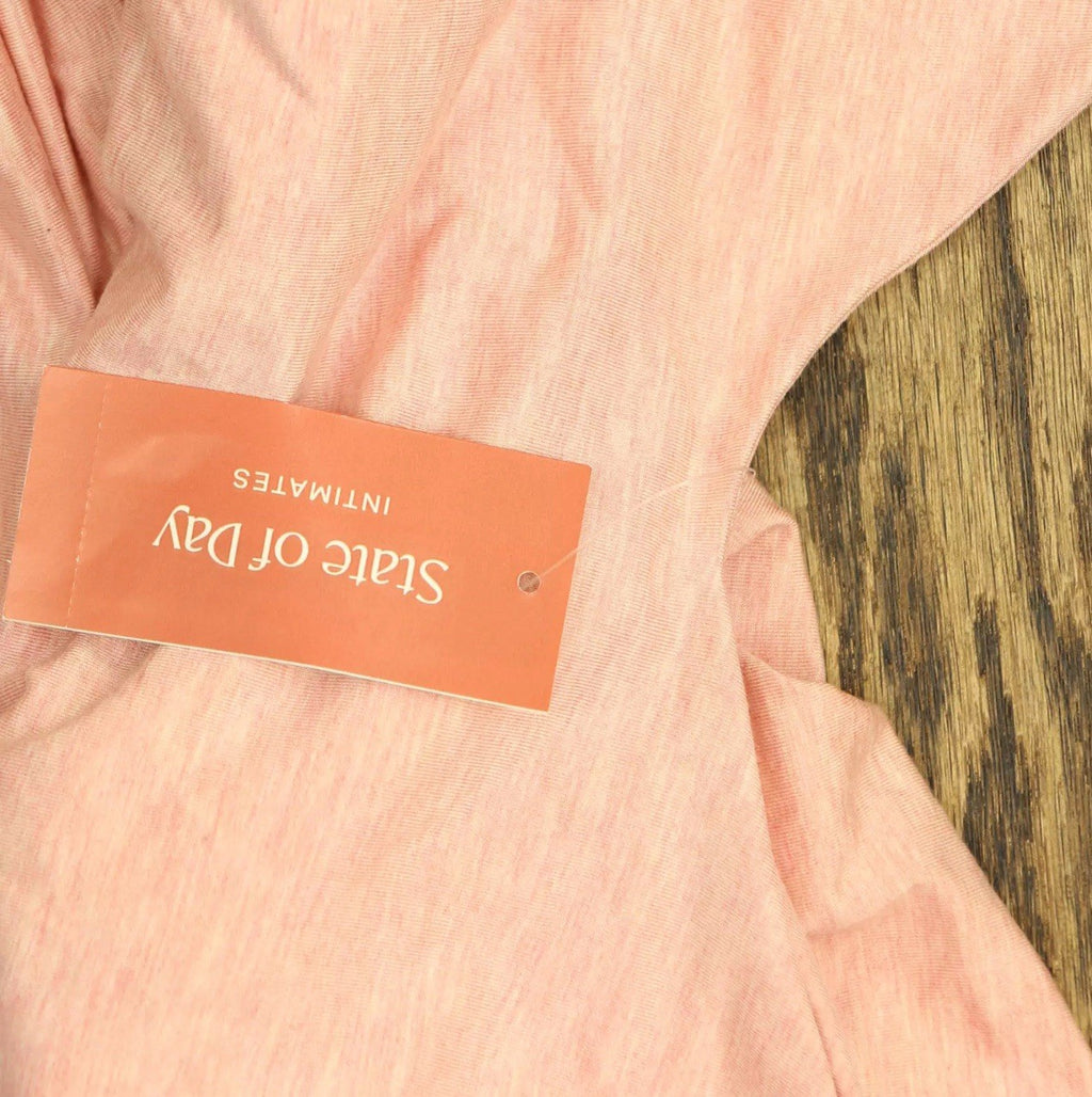 State of Day Women's Fluid Knit Solid Tank Chemise Blush  Size XS