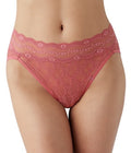 b.tempt'd by Wacoal Women's Lace Kiss High-Leg Brief Underwear M Slate Rose