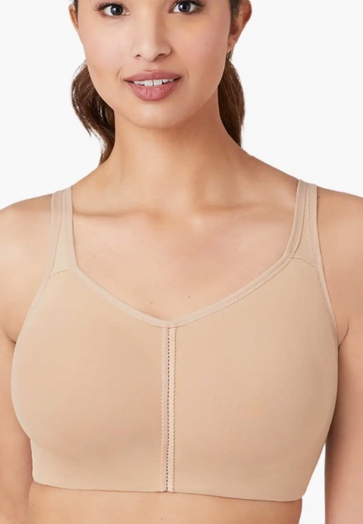Wacoal 852247 Casual Beauty Soft Cup Unlined Wire Free Bra US Size 34D Toast