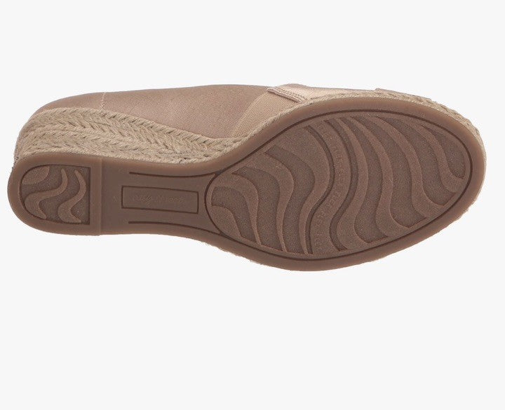 Easy Street Women's Jasper Super Flex Espadrille Sandals Natural Thai Silk 8ww