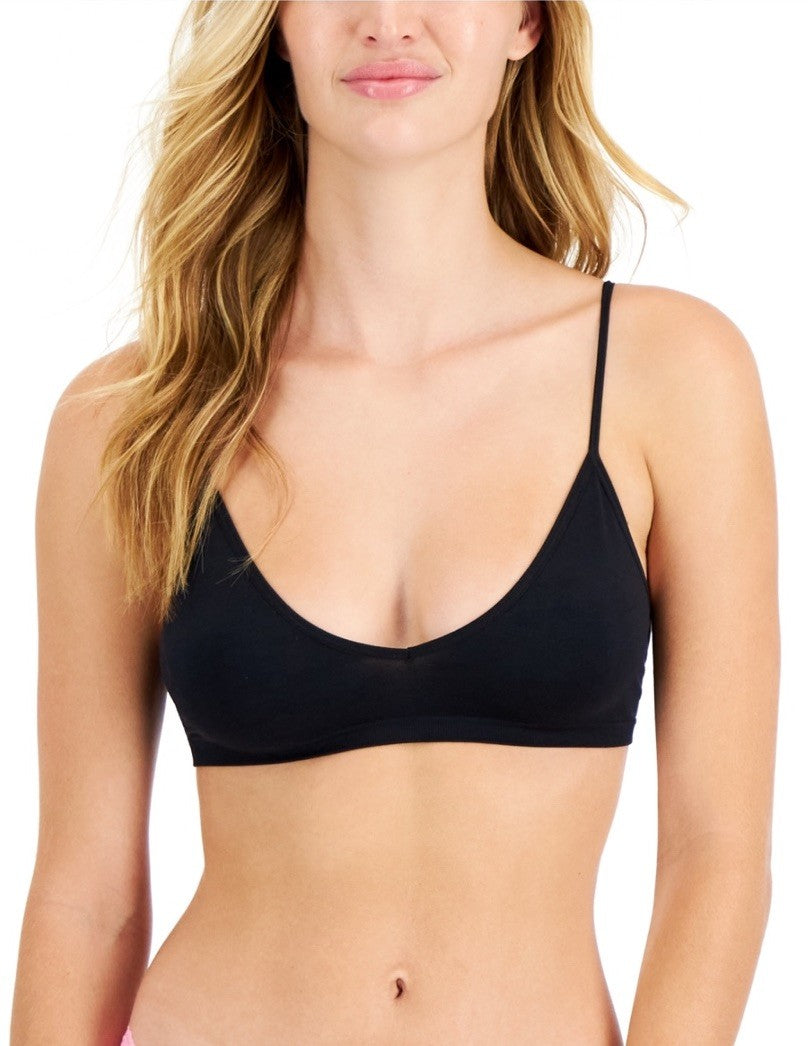 Jenni Solid Color Lace Trim Pullover Bralette w/Adjustable Shoulder Straps XL