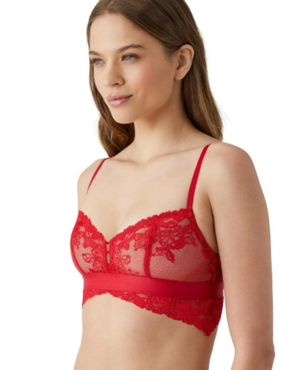 B.tempt’d Women’s Opening Act Bralette, Haute Red, Medium
