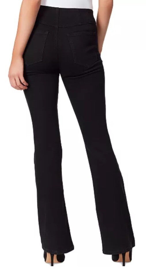 Jessica Simpson Women's Black Pull On Flare Jeans Pants Size 30