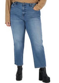 Celebrity Pink Trendy Plus Size Straight-Leg Jeans Tordino Size 24