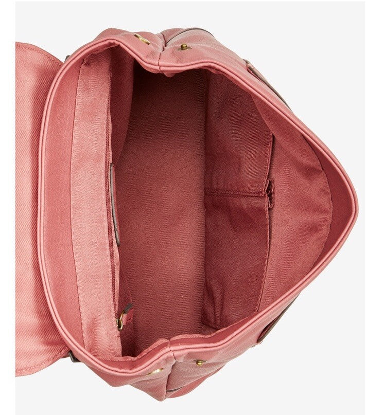 STYLE & CO Hudsonn flap medium women's backpack - Lotus Pink