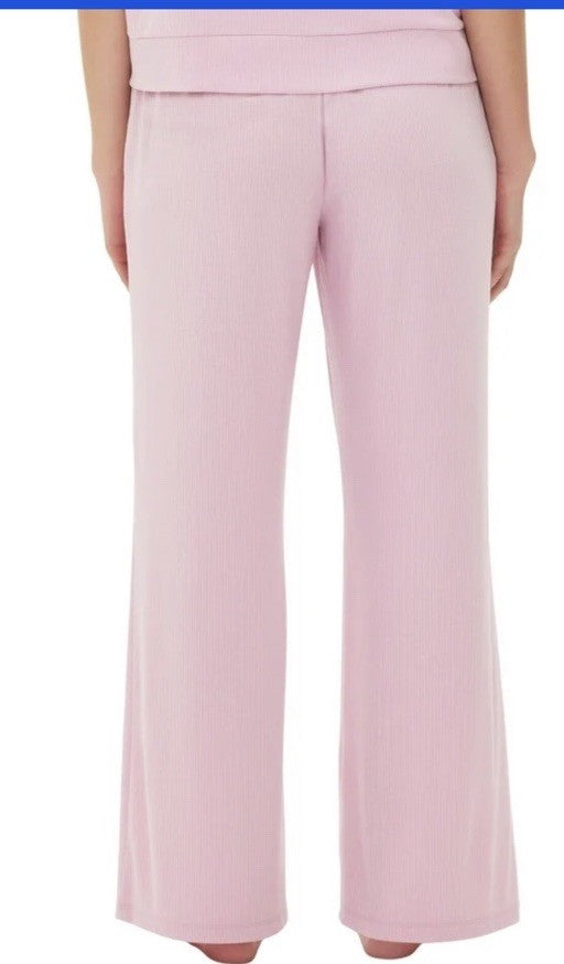 Gap GapBody Women's Ribbed Drawstring Pajama Pants, Butterfly Lilac, L