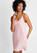 State of Day Women's Fluid Knit Solid Tank Chemise XS Soft Blush 