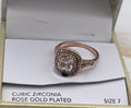 Charter Club Rose Gold-Tone Cubic Zirconia Ring - Rose Gold Tone - Size 7