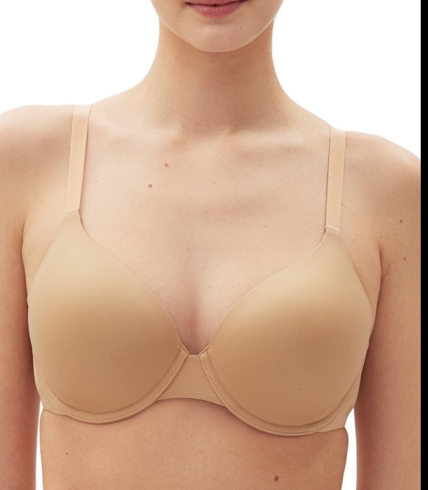 gap Body Womens Everyday Essentials T-Shirt Bra Bronzed Blush Brown 32B