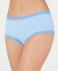 Jenni Women’s Lace Trim Hipster Underwear Pale Blue XL