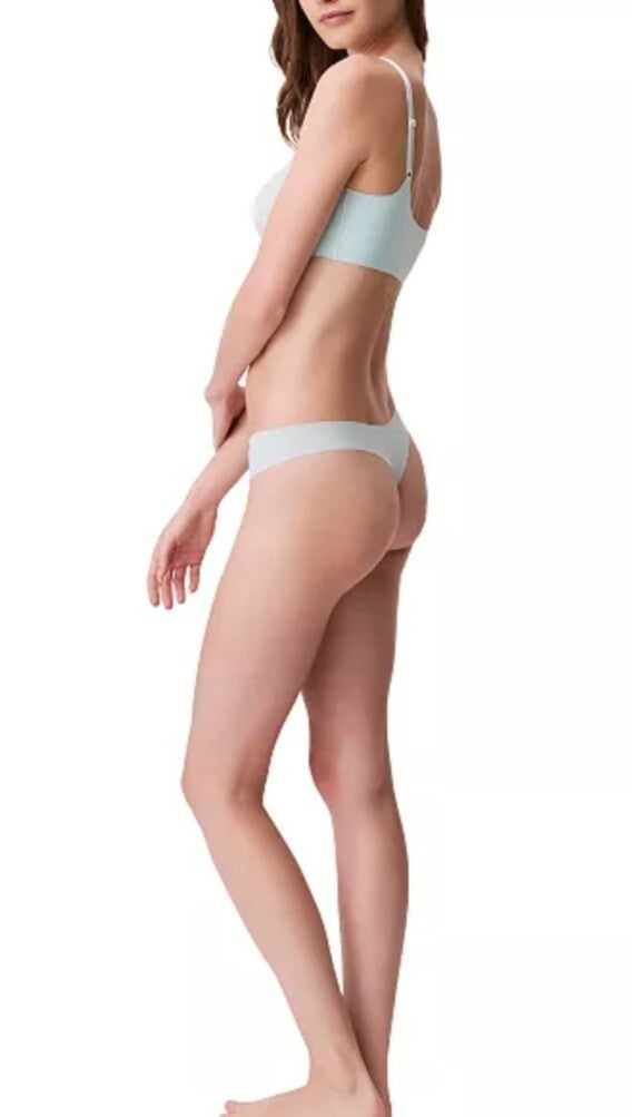 Calvin Klein Invisibles Solid Thong Panty Jade  SZ XL